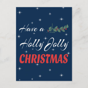 Postal Festiva Navidades de Have Holly Jolly