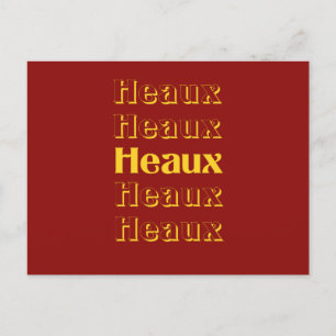 Postal Festiva Navidades de Heaux Heaux Louisiana Cajun