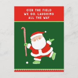 Postal Festiva Navidades de hockey sobre hierba