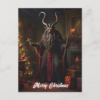 Postal Festiva Navidades de Horror Krampus