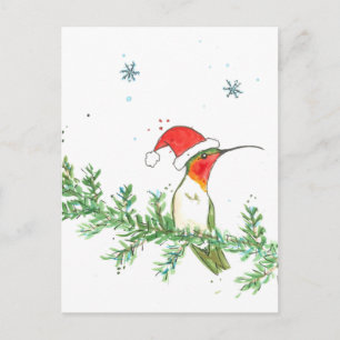 Postal Festiva Navidades de Hummingbird