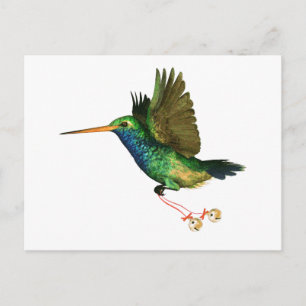 Postal Festiva Navidades de Hummingbird