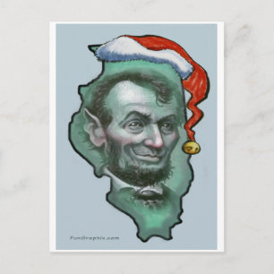 Postal Festiva Navidades de Illinois