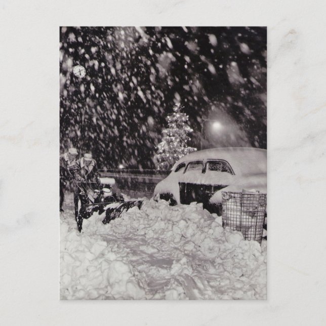 Postal Festiva Navidades de la ciudad de Nueva York (Anverso)