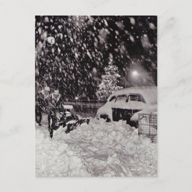 Postal Festiva Navidades de la ciudad de Nueva York (Anverso)