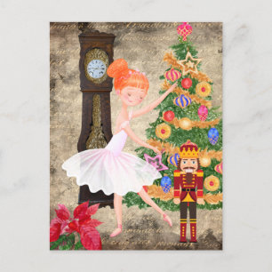 Postal Festiva Navidades de la Ley Clara de los Nutcracker