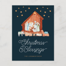 Navidades de la Natividad bendiciendo foto religio