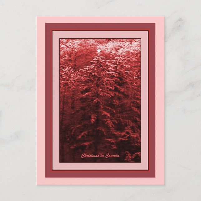 Postal Festiva Navidades de la Red de Canadá (Anverso)