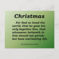 Navidades de la vida eterna John 3-16