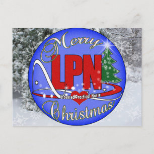 Postal Festiva Navidades DE LPN FERRY CON LICENCIA DE ENFERMERA P