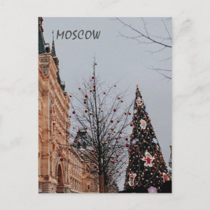 Postal Festiva Navidades de Moscú