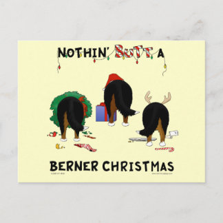 Postal Festiva Navidades De Nada, Pero De Berner