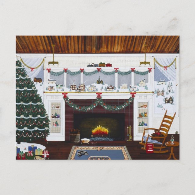 Postal Festiva Navidades de Oregón (Anverso)