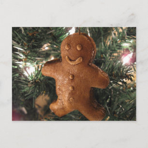 Postal Festiva Navidades de pan de jengibre