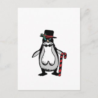 Postal Festiva Navidades de Penguin