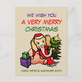 Postal Festiva Navidades de Personalizados personalizados felices