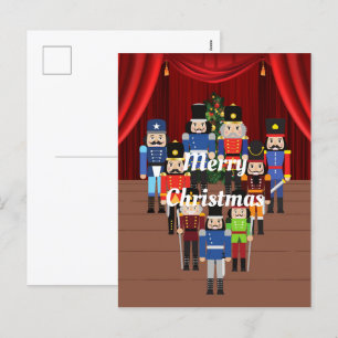 Postal Festiva Navidades de petardos en escena