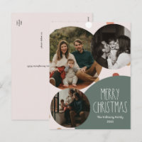 Navidades de Punto de Boho Polka Verde Vertical 3-