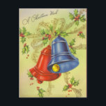 Postal Festiva Navidades de Retro Snowman<br><div class="desc">¡Hermosas postales de Navidad antiguas! ¡Busca un franqueo que coincida! Todas las imágenes han sido cuidadosamente restauradas para obtener la mejor calidad de impresión. ¡Fácil de personalizar! Correo coincidente:</div>