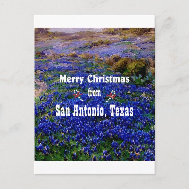 Postal Festiva Navidades de San Antonio (Anverso)