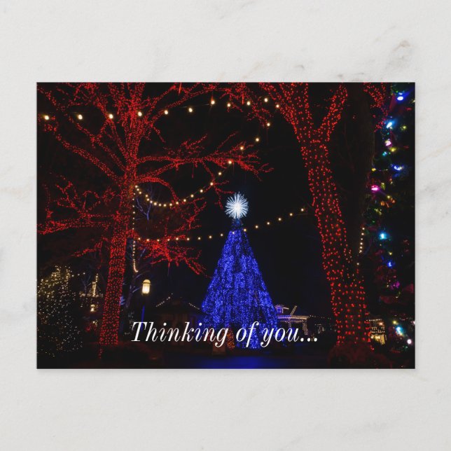 Postal Festiva Navidades de Silver Dollar City (Anverso)