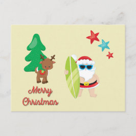 Postal Festiva Navidades de Summer Santa