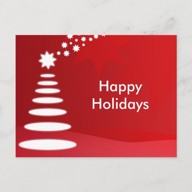 Postal Festiva Navidades de vacaciones de postcard-Happy (Anverso)