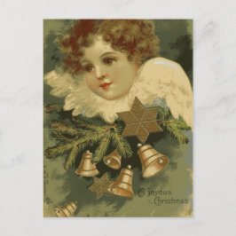 Postal Festiva Navidades de Victoria Angel Postcard