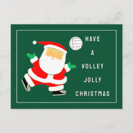 Postal Festiva Navidades de voleibol