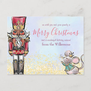 Postal Festiva Navidades de Wonderland Magical Nutcracker Winter