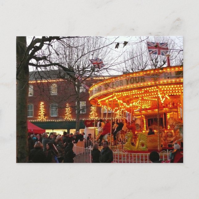 Postal Festiva Navidades de York (Anverso)