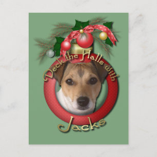 Postal Festiva Navidades - Deck the Halls - Jacks