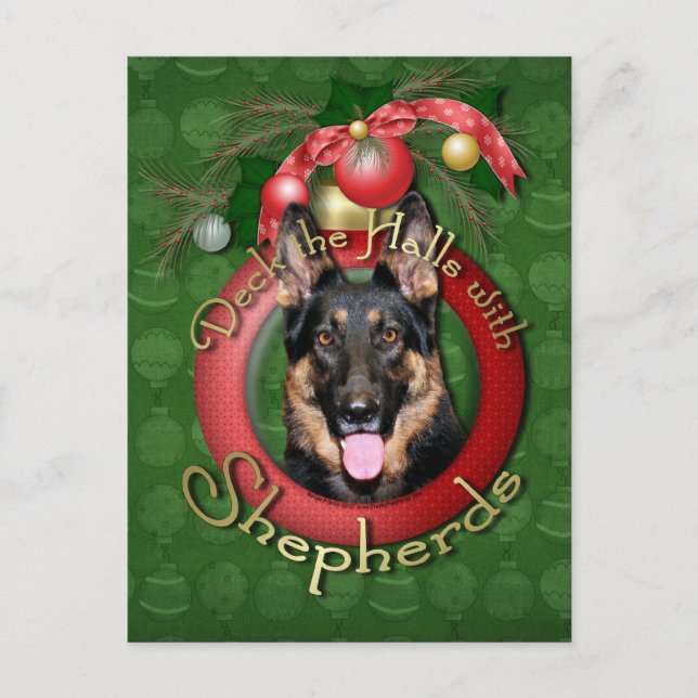 Postal Festiva Navidades - Deck the Halls - Shepherds - Kuno (Anverso)