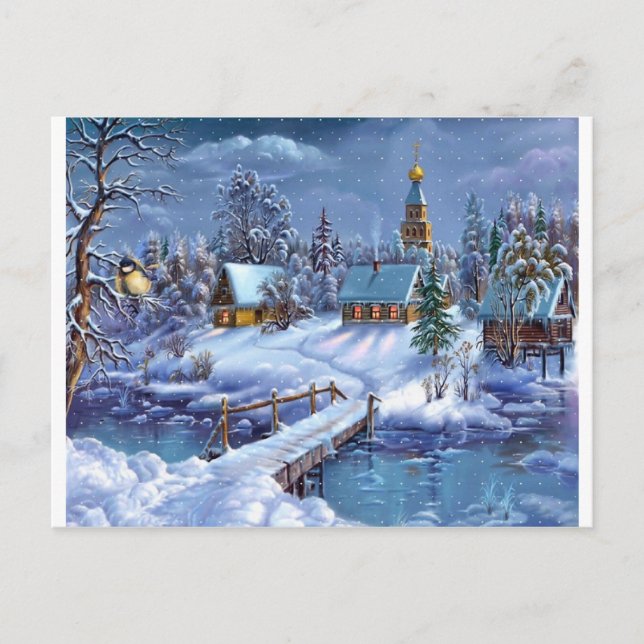 Postal Festiva Navidades Del Dock (Anverso)