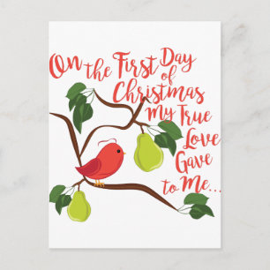 Postal Festiva Navidades del primer día