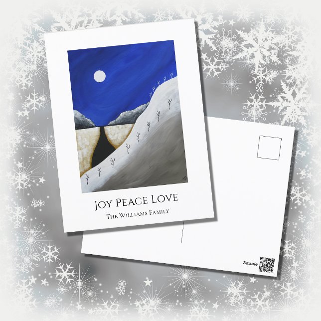 Postal Festiva Navidades Desierto Cactus Suroeste (Subido por el creador)