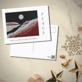 Postal Festiva Navidades: Desierto de arte popular en el suroeste