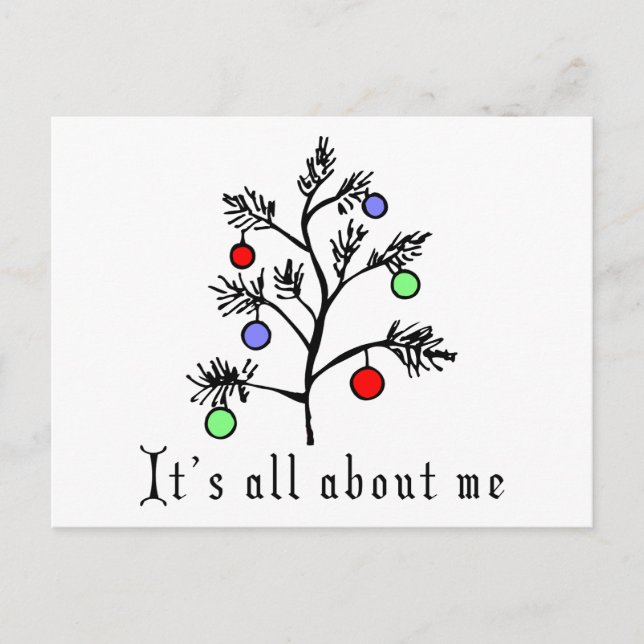 Postal Festiva Navidades divertidos (Anverso)