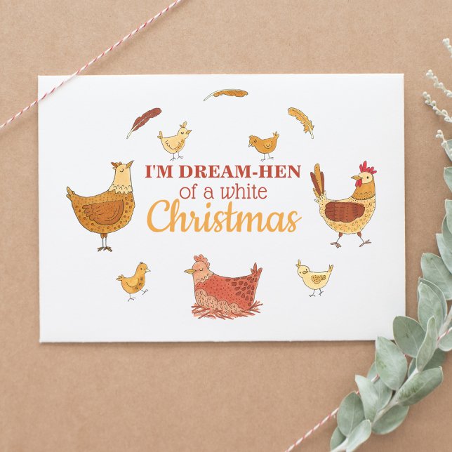 Postal Festiva Navidades divertidos de pollo (Subido por el creador)