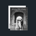 Postal Festiva Navidades Elegantes de Fotografía Simple<br><div class="desc">Postal de Navidades modernos con un diseño simple con "Feliz Navidad" en un guión elegante sobre tu foto favorita.</div>