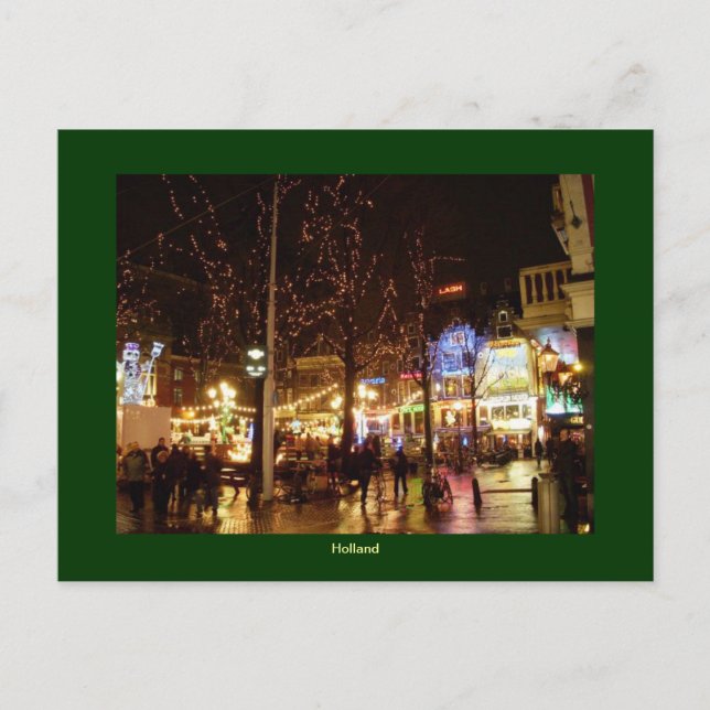 Postal Festiva Navidades en Holanda (Anverso)