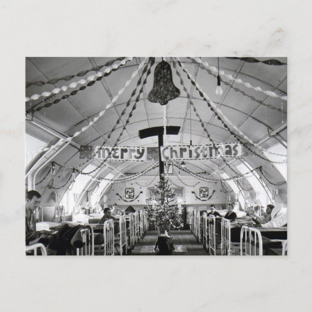 Postal Festiva Navidades en la Segunda Guerra Mundial (Anverso)