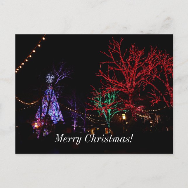 Postal Festiva Navidades en Silver Dollar City (Anverso)