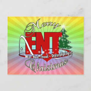 Postal Festiva NAVIDADES ENT Otolaringólogo OREO NARIZ