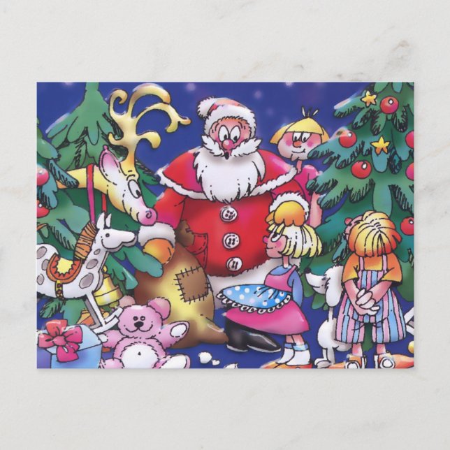 Postal Festiva Navidades especiales para niños (Anverso)