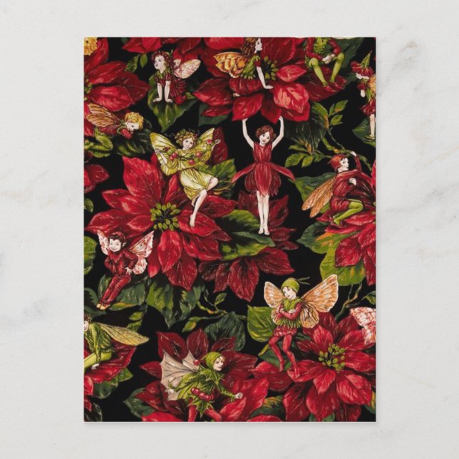 POSTAL FESTIVA NAVIDADES FAIRIES (Anverso)