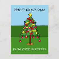 Navidades felices de tu jardinero