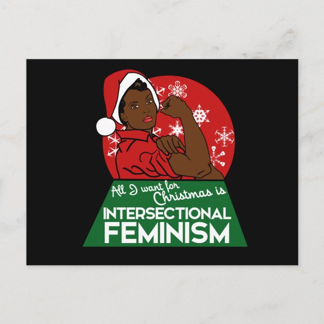Postal Festiva Navidades feministas (Anverso)
