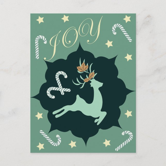 Postal Festiva Navidades feriados (Anverso)