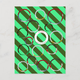 Postal Festiva Navidades festivos de cuatro fotos 🎄 personalizad